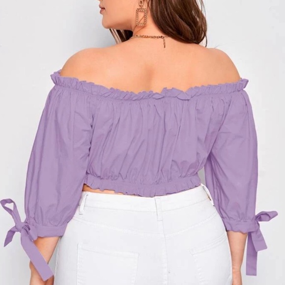 Shein frill off the shoulder top - Picture 2 of 3